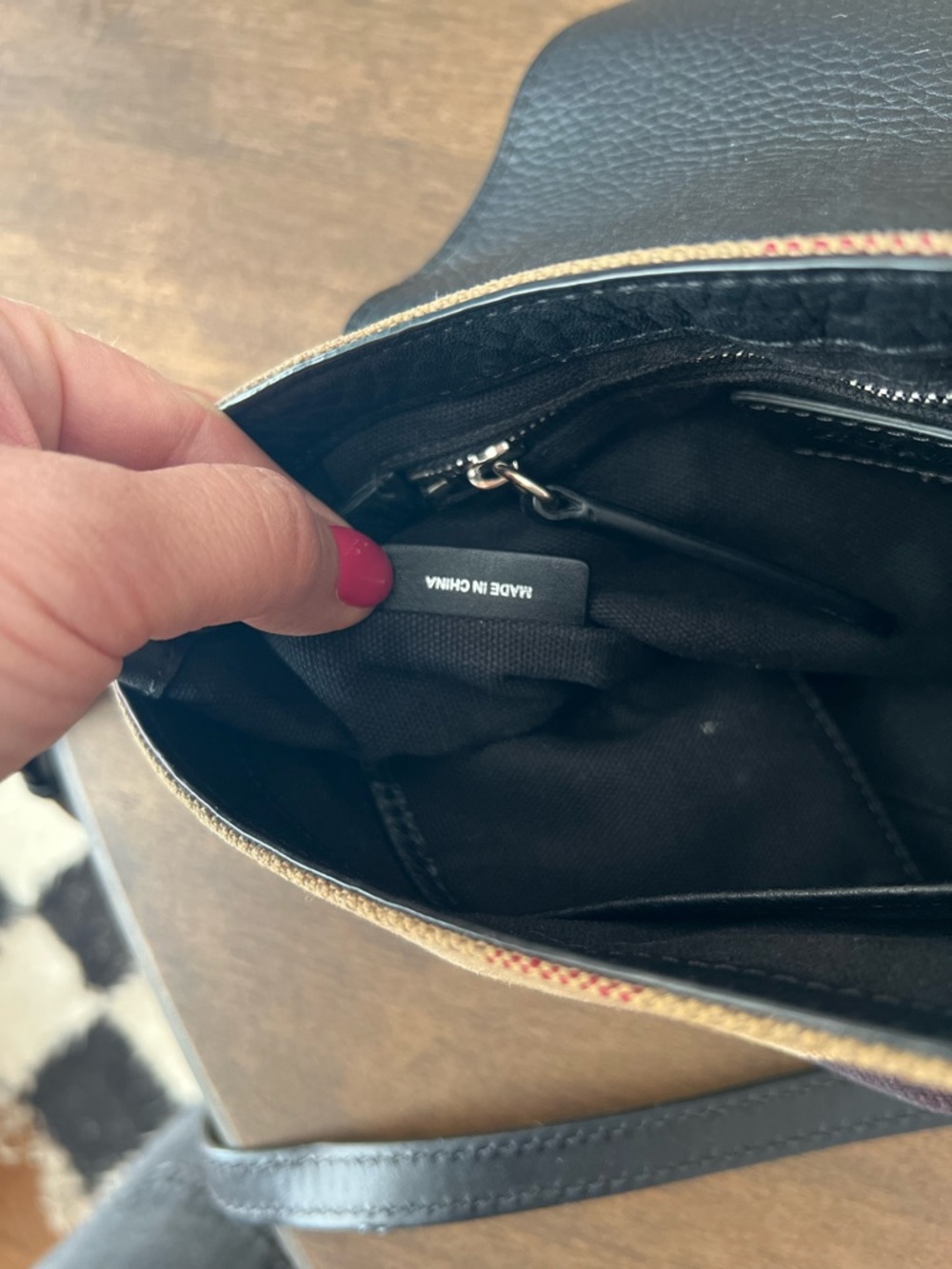 Burberry Mega Check Canvas and Grained Calfskin Gowan Crossbody - Picture 10 of 15